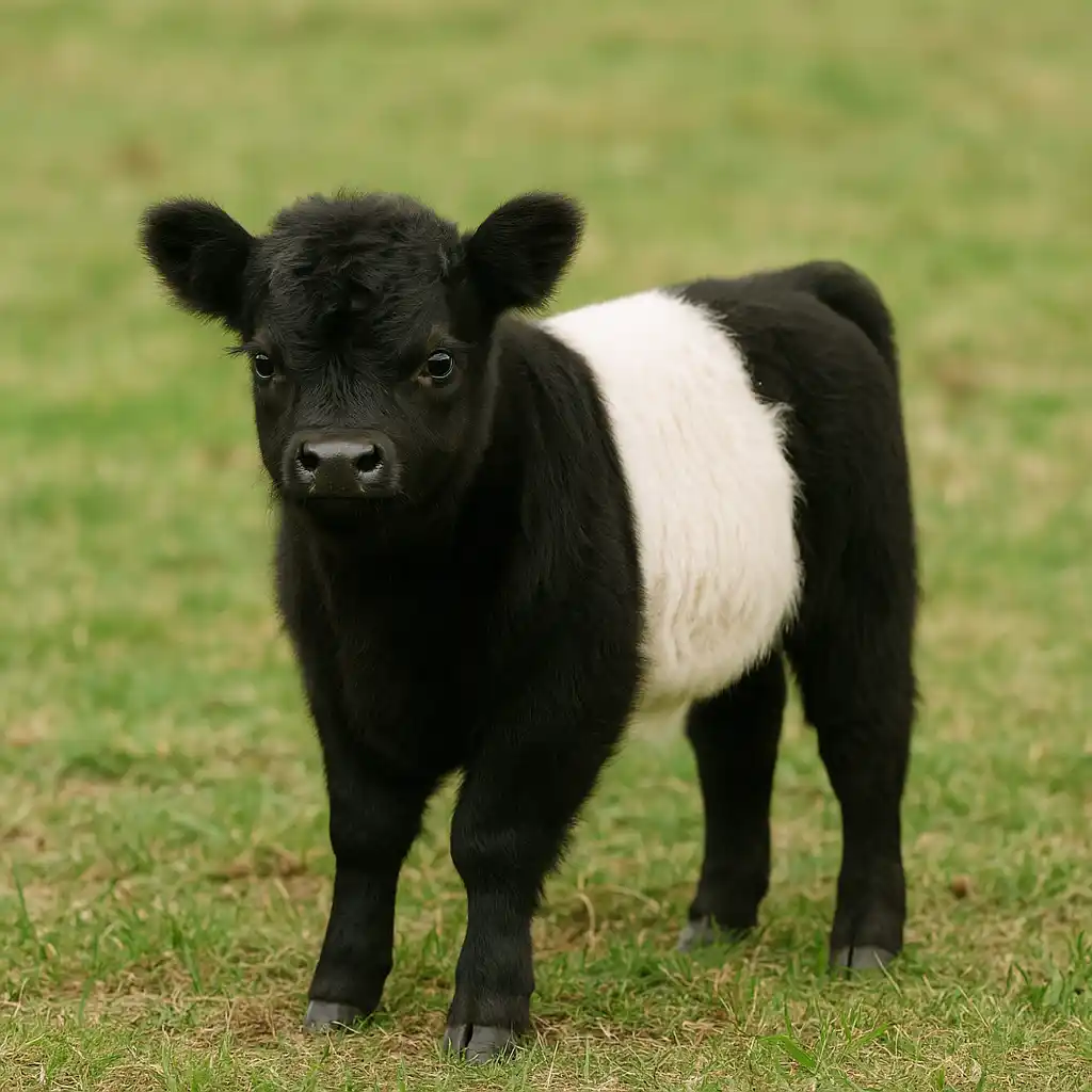 Angus miniature cow