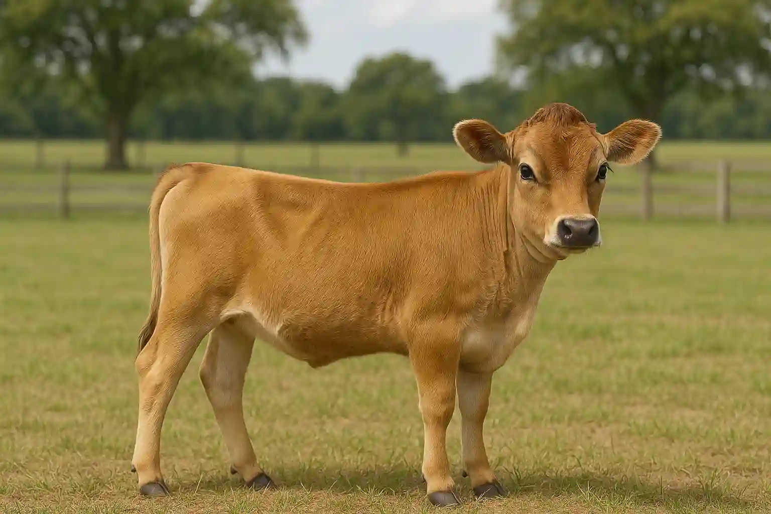 Jersey miniature cow