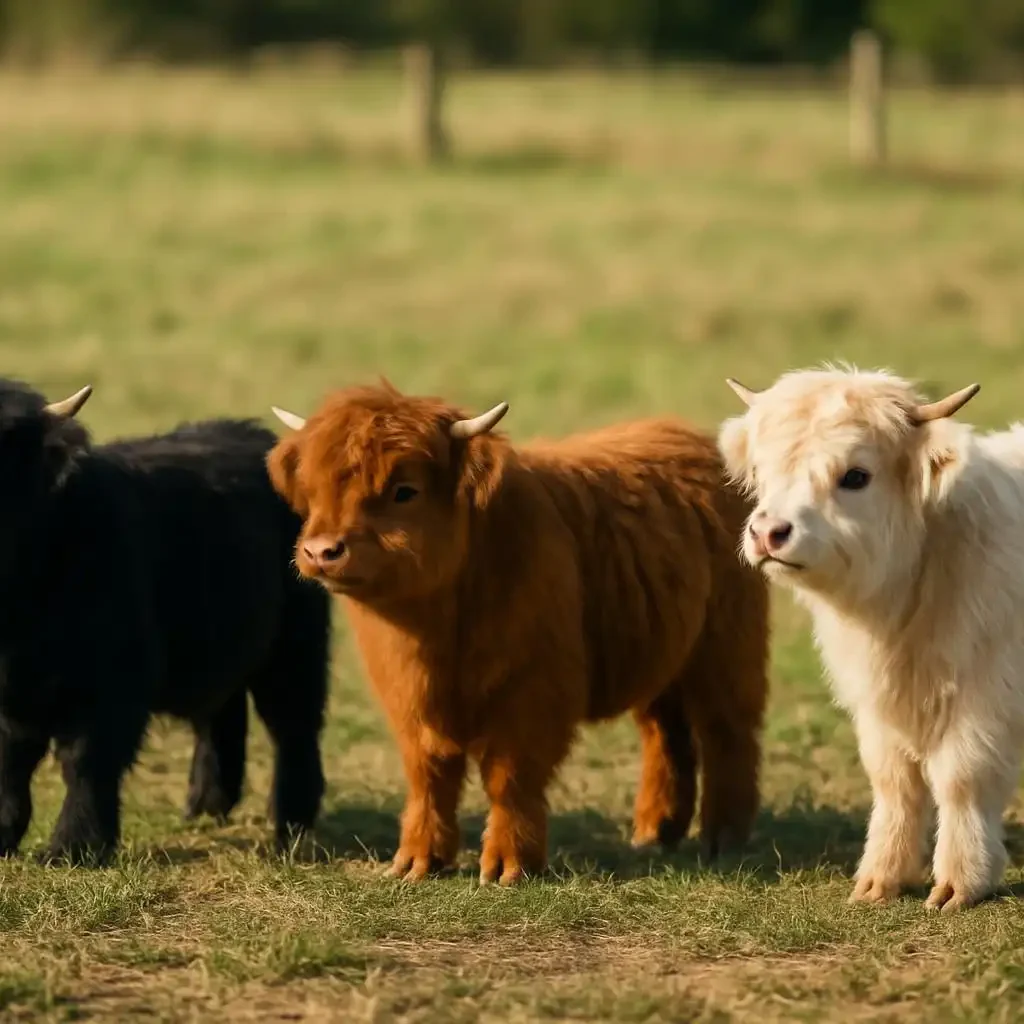 Coat Colors of teacup mini cows