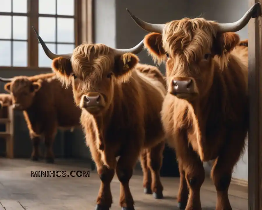 miniature highland cow farm