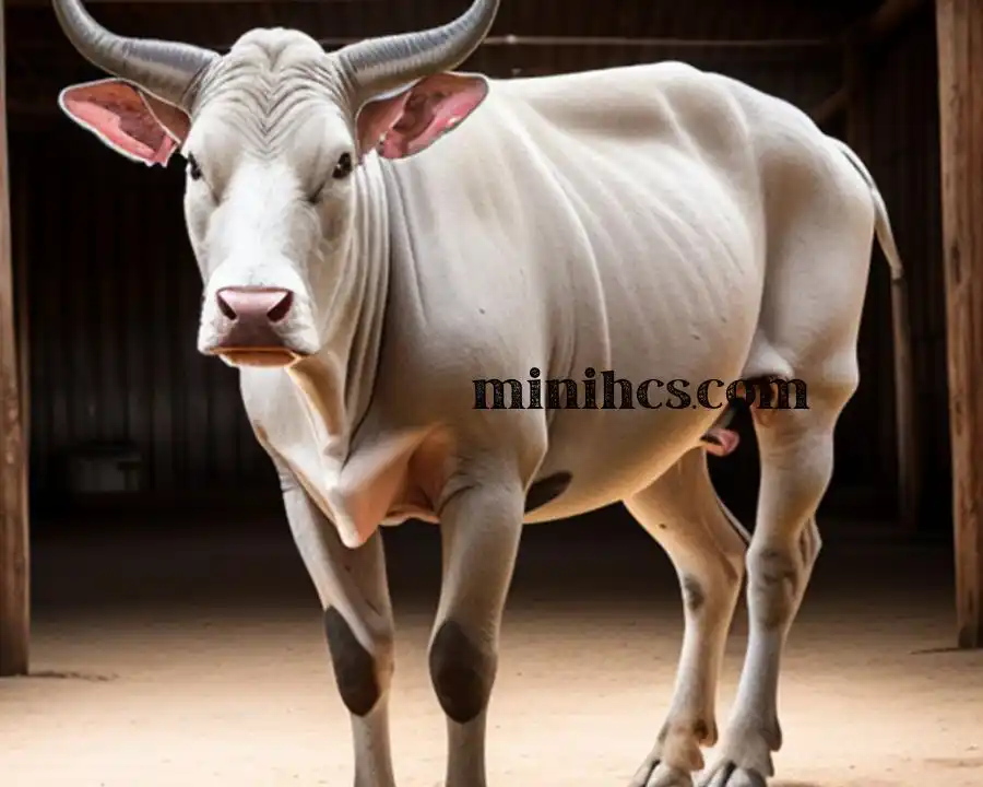 Grey brahman bulls