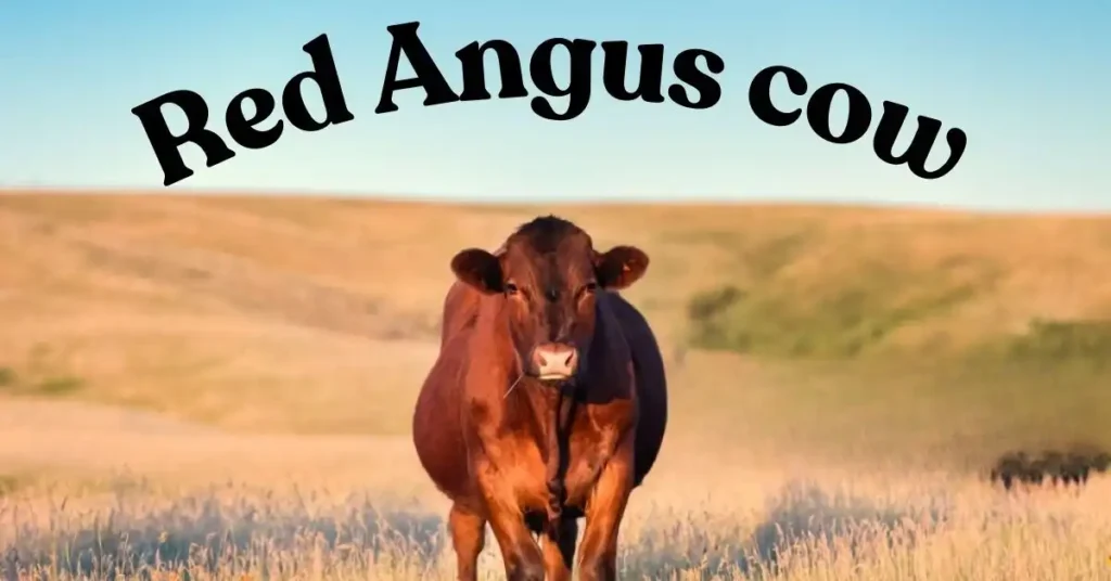 Benefits of Red Angus cow