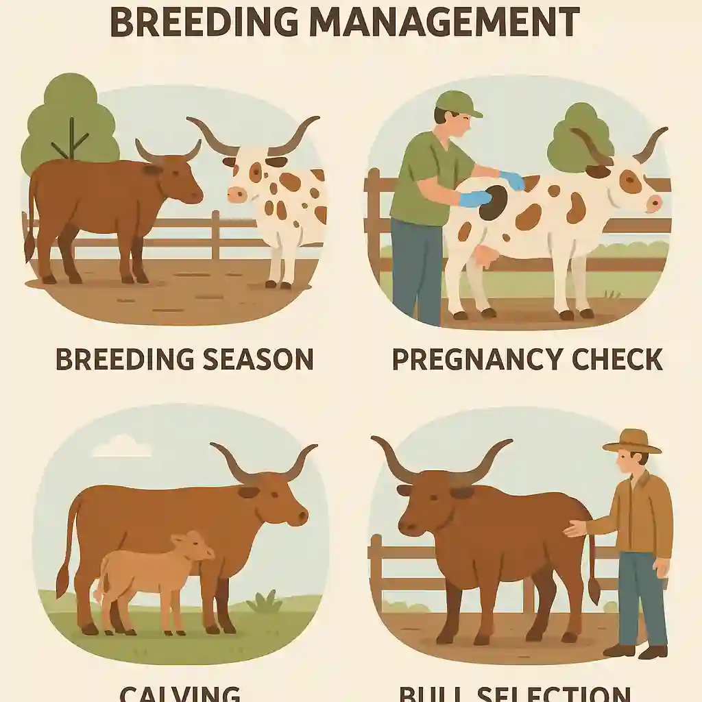 Texas Longhorn Breeding management image