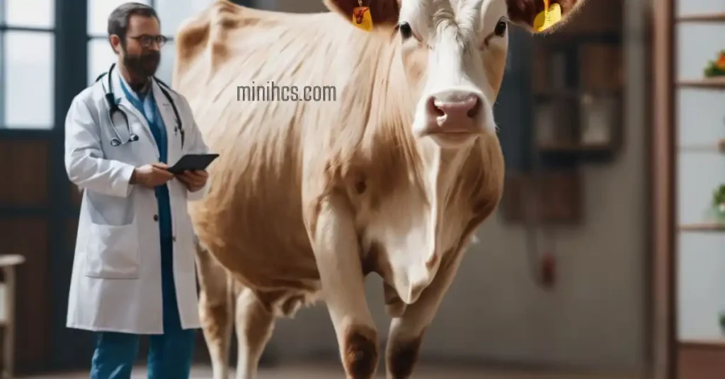 Mini cow regular checkup