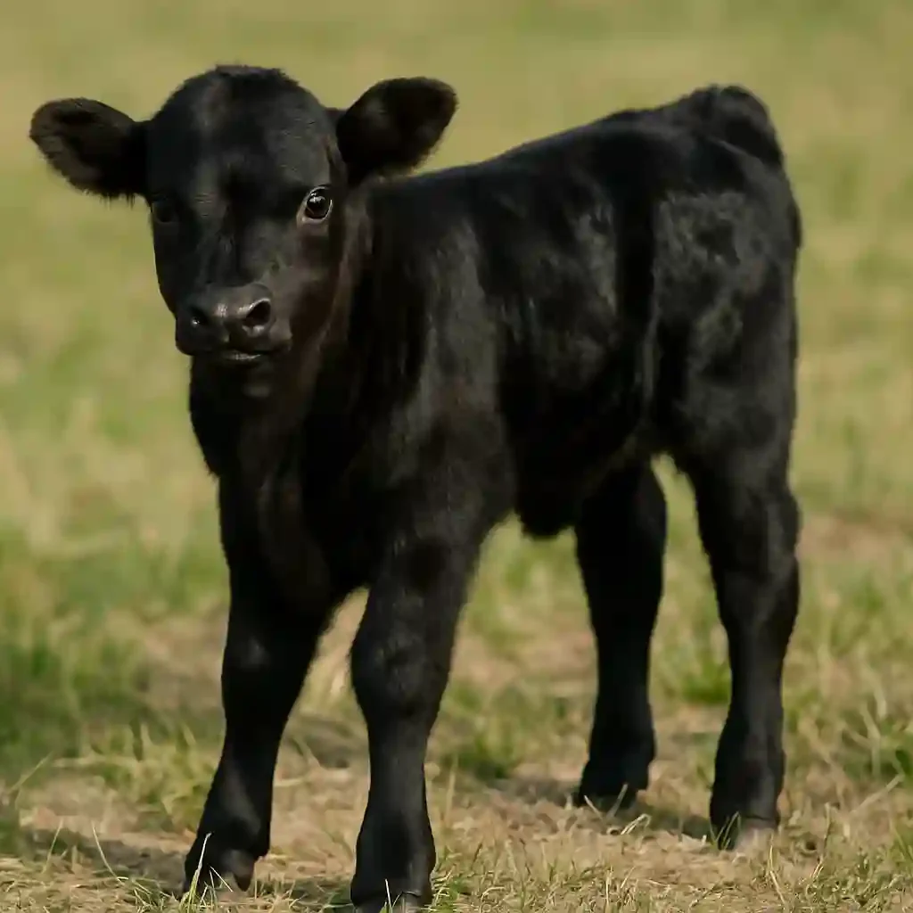 Black Wagyu calf