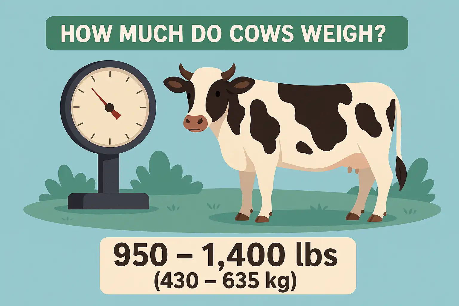 How Much Do Cows Weigh?