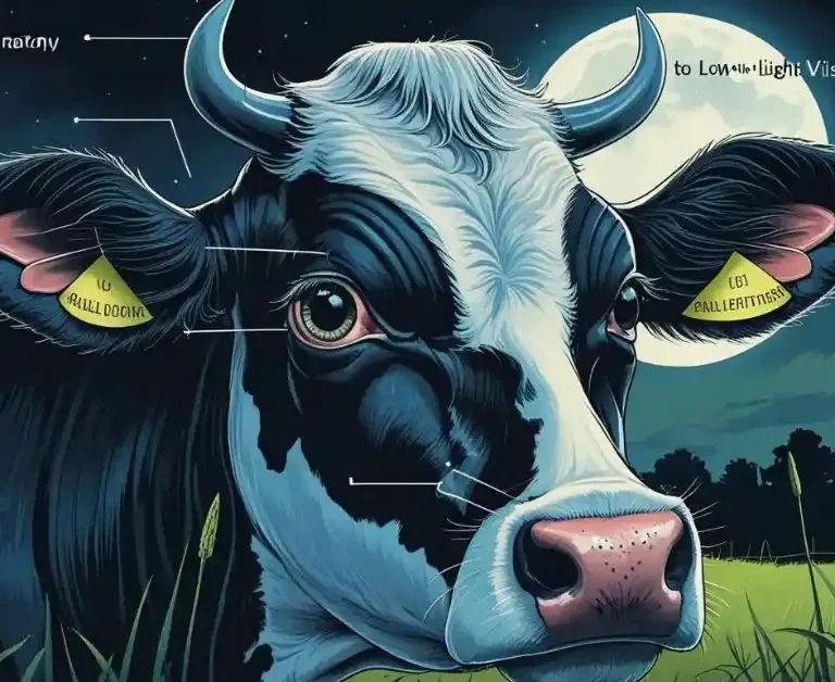 Can Cow See in the dark