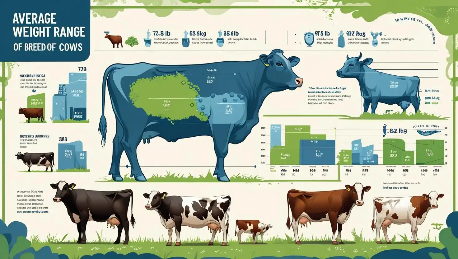 Average Weight of a Cow